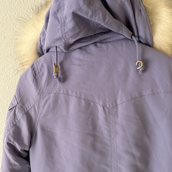 SLY N3B coat jacket size 2 medium purple Moussy - Picture 6 of 9